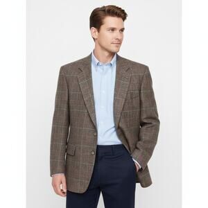 Vintage 80s/90s Preppy Wool Sport Coat Traditional American Tweed Blazer Union